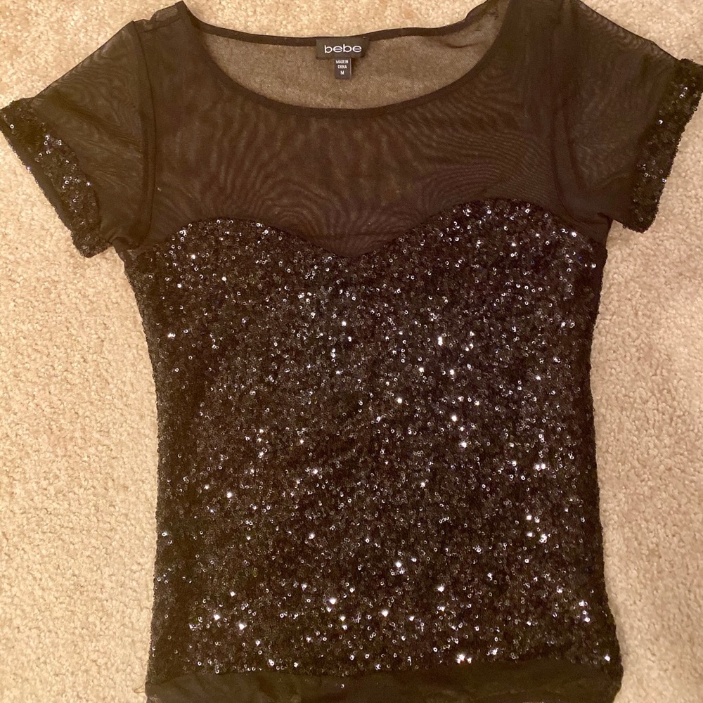 Sequined bodysuit